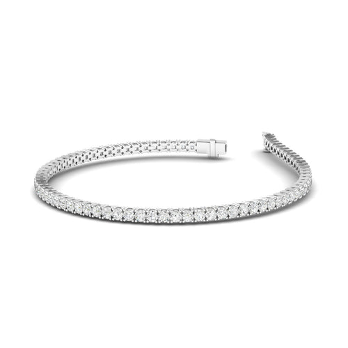 Lab Grown Classic 4 Prong Tennis Bracelets (F+ Color -VS+ Clarity)