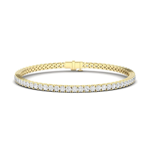 Lab Grown Classic 4 Prong Tennis Bracelets (F+ Color -VS+ Clarity)