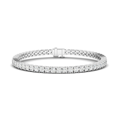 Lab Grown Classic 4 Prong Tennis Bracelets (F+ Color -VS+ Clarity)