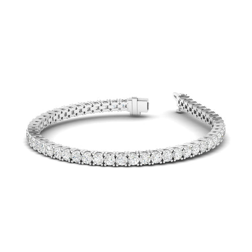 Lab Grown Classic 4 Prong Tennis Bracelets (F+ Color -VS+ Clarity)