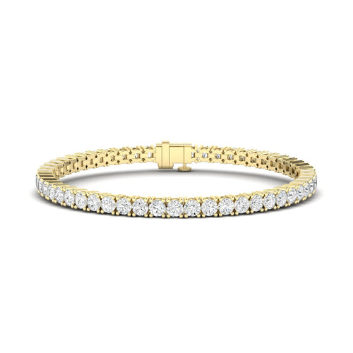 Lab Grown Classic 4 Prong Tennis Bracelets (F+ Color -VS+ Clarity)