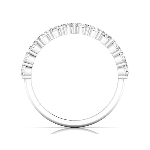 Lab Grown Three-Row Diamond Ring (2.00 Carats Total Weight F+ Color-VS+ Clarity)