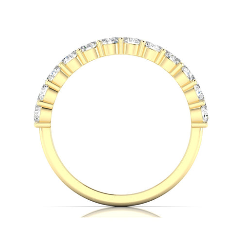 Lab Grown Three-Row Diamond Ring (2.00 Carats Total Weight F+ Color-VS+ Clarity)