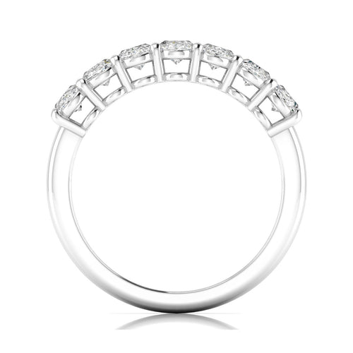 Lab Grown 7 - Stone Oval Basket Diamond Ring (F+ Color-VS+Clarity)