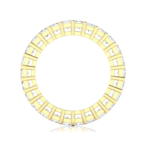 14 Karat Lab Grown Emerald Cut Eternity Band (F+ Color-VS+Clarity) - Paul Nudelman Jewellers