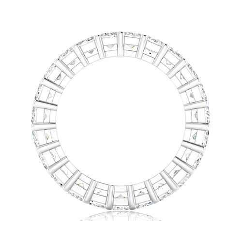 14 Karat Lab Grown Emerald Cut Eternity Band (F+ Color-VS+Clarity) - Paul Nudelman Jewellers