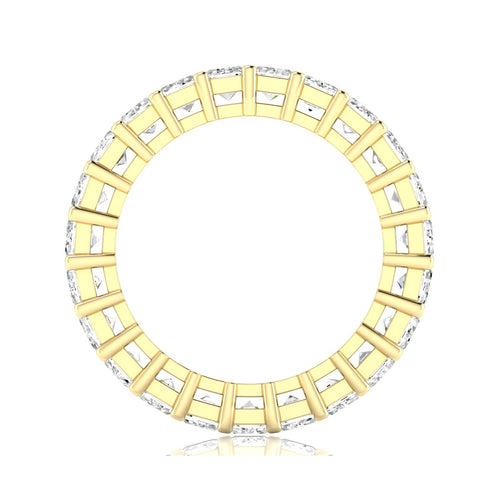 14 Karat Lab Grown Emerald Cut Eternity Band (F+ Color-VS+Clarity) - Paul Nudelman Jewellers