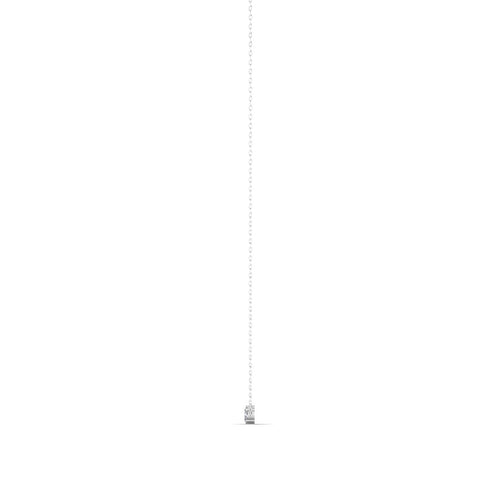14 Karat Gold Multi-Shape Lab Grown Diamond Necklace 1.50 Carat Weight (F+Color VS+Clarity)
