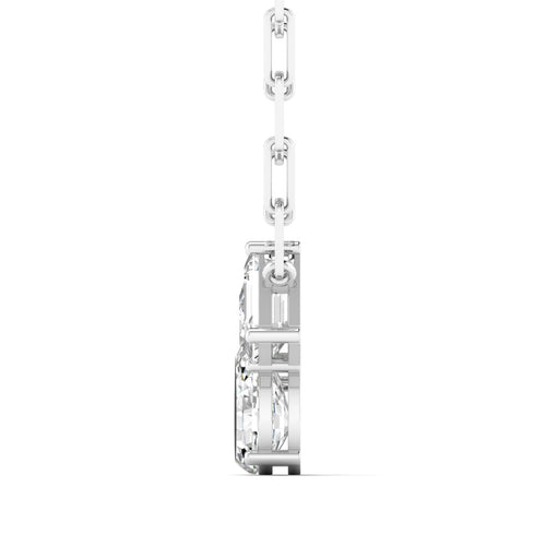 14 Karat Gold Multi-Shape Cluster Lab Grown Diamond Necklace - Paul Nudelman Jewellers