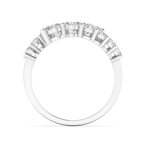 14 Karat Lab Grown Graduated Bypass Ring (1.50 Total Carat Weight F+ Color-VS Clarity)