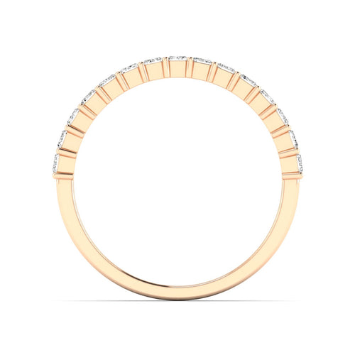 Lab Grown Emerald Cut Diamond Band (1.00 Total Carat Weight F+ Color-VS+ Clarity)