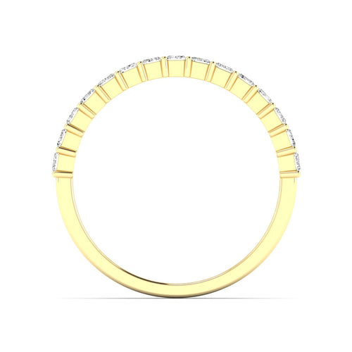 Lab Grown Emerald Cut Diamond Band (1.00 Total Carat Weight F+ Color-VS+ Clarity)