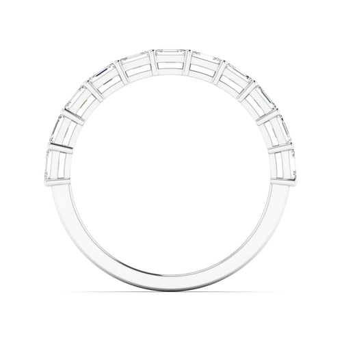 Lab Grown Emerald Cut East-West Diamond Ring (1.00 Total Carat Weight F+Color VS+Clarity)