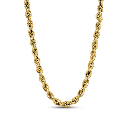 Estate 10 Karat Yellow Gold Rope Chain