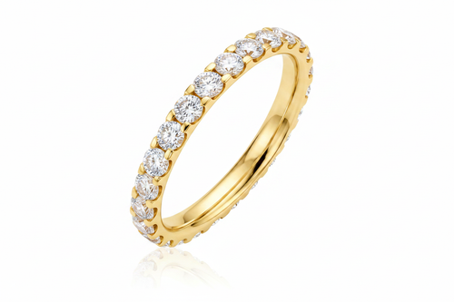 14K Yellow Gold Eternity Ring