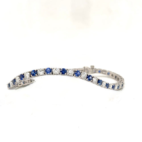 Diamond and Sapphire bracelet