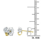 Diamond stud earrings